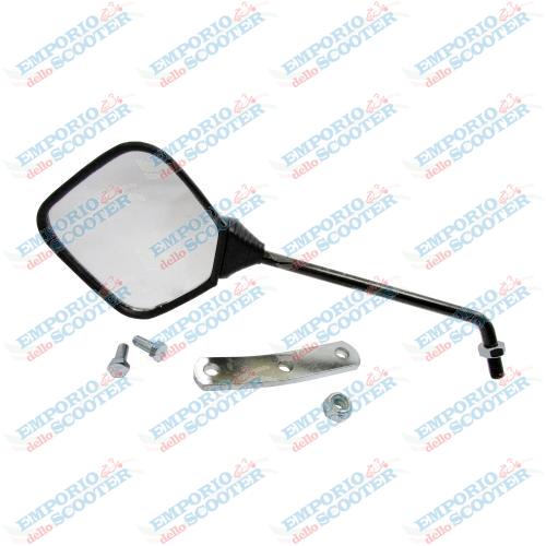 RÉTROVISEUR VESPA EN PLASTIQUE NOIR - HOMOLOGUÉ