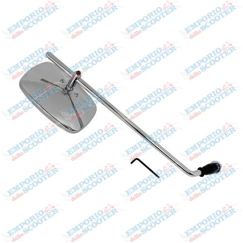 SPECCHIETTO UNIVERSALE VESPA - MODELLO VINTAGE RETTANGOLARE