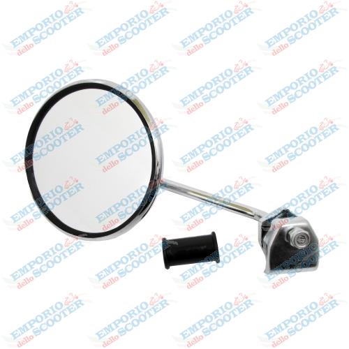 HOMOLOGATED ROUND LEG SHIELD MIRROR - UNIVERSAL FOR VESPA