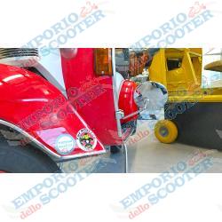 HOMOLOGATED ROUND LEG SHIELD MIRROR - UNIVERSAL FOR VESPA