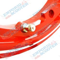 CERCHIO TUBELESS INTERO - CANALE 2.10x10"- RUOTA DA 10 - ROSSO