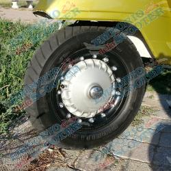 PINASCO RIM VESPA TUV 2.10 X 10 TUBELESS MODULAR BLACK PAINTED