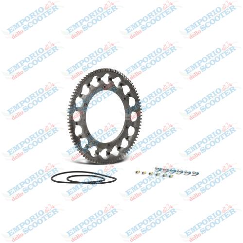 STARTER RING GEAR WITH MOUNTING SCREWS MALOSSI IGNITION – APE 50 – PK