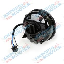 FRONT LED HEADLIGHT "ELIO BLACK" FOR VESPA GTS - 610LM - (2003-2018)