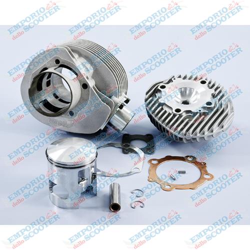 KIT CILINDRO E TESTA POLINI IN ALLUMINIO PER VESPA PX RALLY 200cc - CORSA 60mm