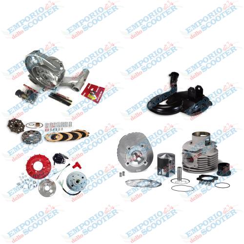 VESPA ENGINE KIT MALOSSI 221CC - ROTARY VALVE (VERSION 1)