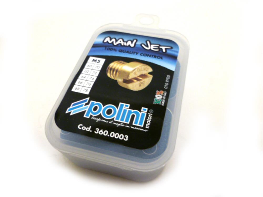 Set Ugelli Carburatore POLINI Per Dellorto PHBG/SHB - 5 Pezzi Per Sintonizzazione Motori - Foto 2